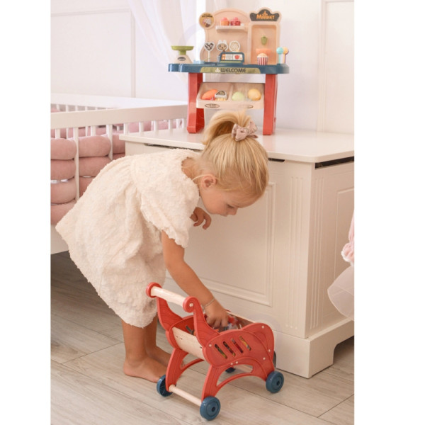 WOOPIE Supermarket Pirkinių vežimėlis Ledai Saldumynai + 40 akc.