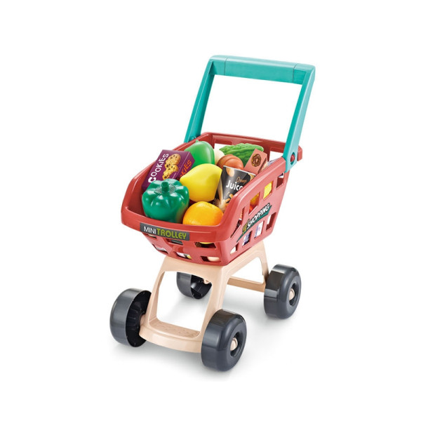 WOOPIE Supermarket parduotuvė su pirkinių vežimėliu Svarstyklės Kasos aparatas Skeneris + 48 akc. WOOPIE Supermarket parduotuvė su pirkinių vežimėliu Svarstyklės Kasos aparatas Skeneris + 48 akc.