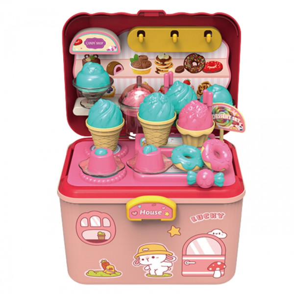 WOOPIE Ice cream parlour 2in1 lagaminas 16 el. WOOPIE Ice cream parlour 2in1 lagaminas 16 el.