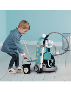 SMOBY Wózek Do Sprzątania z Odkurzaczem 2