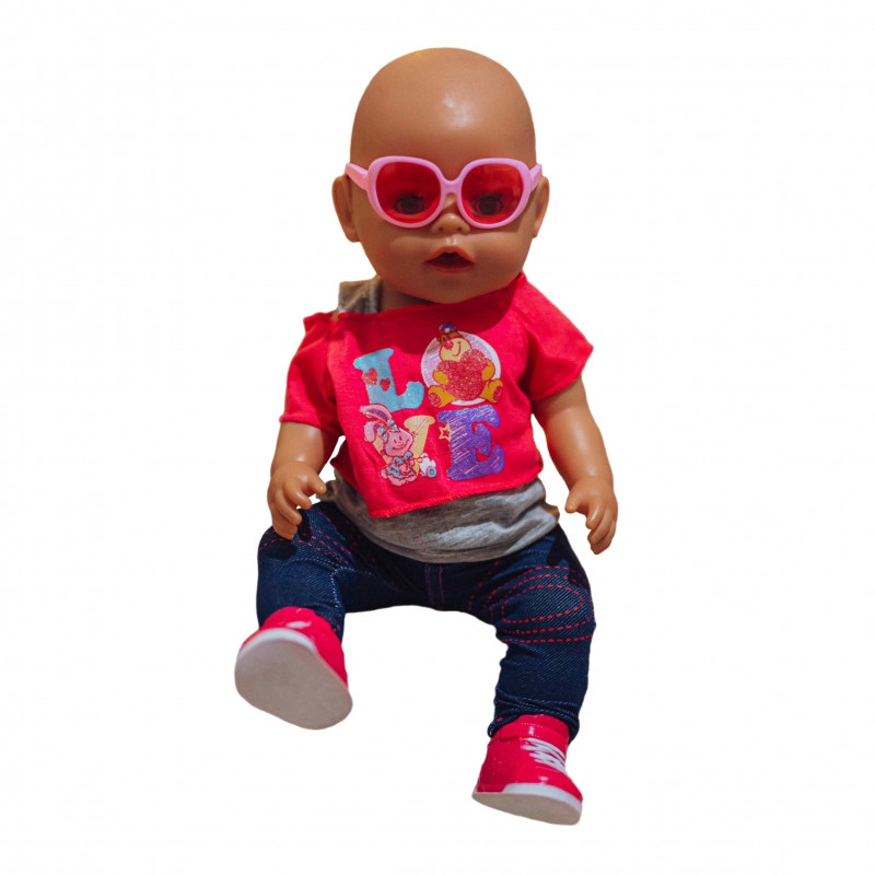 WOOPIE Madingi rūbai LOVE lėlei