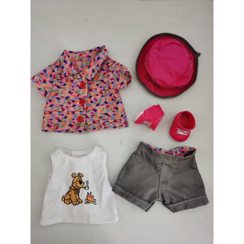 WOOPIE ROYAL Spalvotas kostiumėlis lėlei