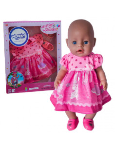 WOOPIE ROYAL lėlės suknelė Rožinė zuikio suknelė 43-46 cm