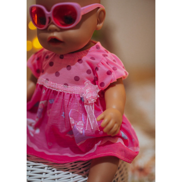 WOOPIE ROYAL lėlės suknelė Rožinė zuikio suknelė 43-46 cm WOOPIE ROYAL lėlės suknelė Rožinė zuikio suknelė 43-46 cm
