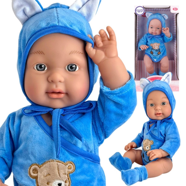 WOOPIE ROYAL meškiukas, apsirengęs kūdikio lėlę 46 cm WOOPIE ROYAL meškiukas, apsirengęs kūdikio lėlę 46 cm
