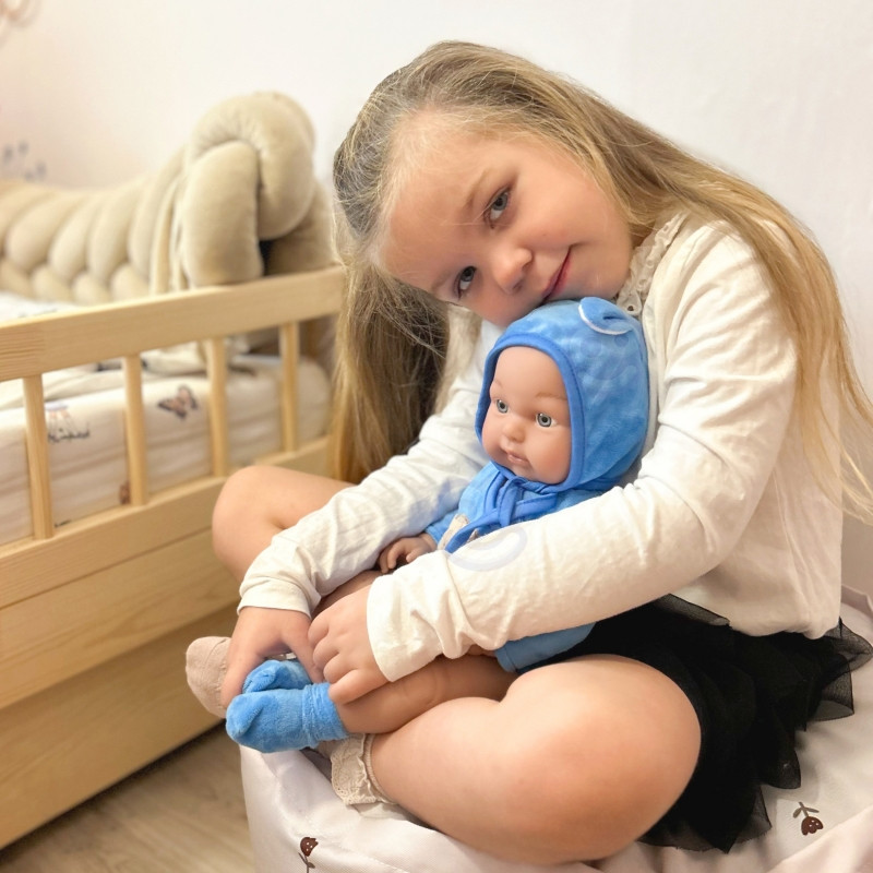 WOOPIE ROYAL meškiukas, apsirengęs kūdikio lėlę 46 cm