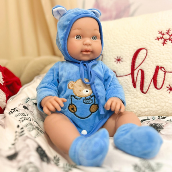 WOOPIE ROYAL meškiukas, apsirengęs kūdikio lėlę 46 cm WOOPIE ROYAL meškiukas, apsirengęs kūdikio lėlę 46 cm