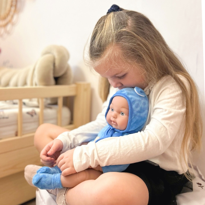 WOOPIE ROYAL meškiukas, apsirengęs kūdikio lėlę 46 cm
