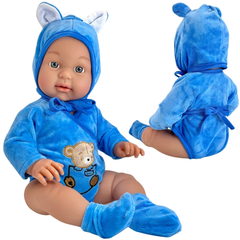 WOOPIE ROYAL meškiukas, apsirengęs kūdikio lėlę 46 cm