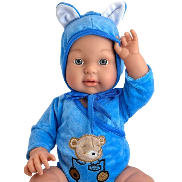 WOOPIE ROYAL meškiukas, apsirengęs kūdikio lėlę 46 cm WOOPIE ROYAL meškiukas, apsirengęs kūdikio lėlę 46 cm
