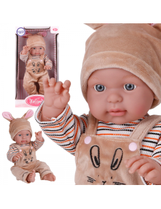 WOOPIE ROYAL Kūdikio lėlė su zuikio drabužėliais 46 cm