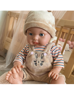 WOOPIE ROYAL Kūdikio lėlė su zuikio drabužėliais 46 cm 2