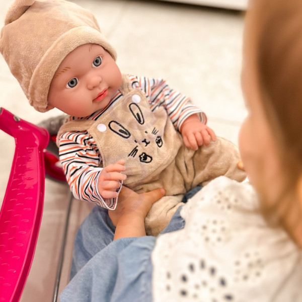 WOOPIE ROYAL Kūdikio lėlė su zuikio drabužėliais 46 cm WOOPIE ROYAL Kūdikio lėlė su zuikio drabužėliais 46 cm