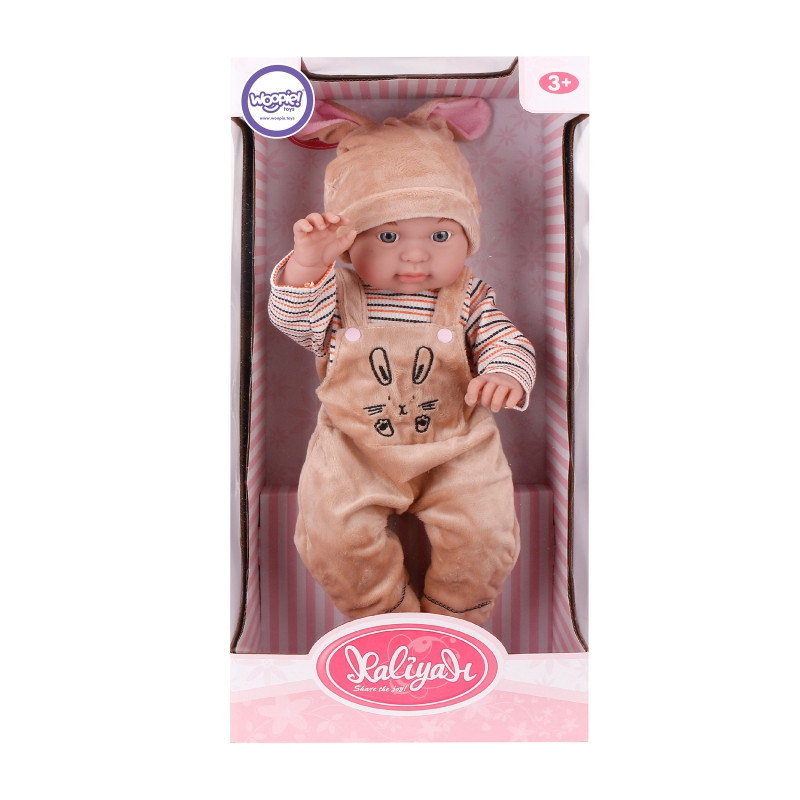 WOOPIE ROYAL Kūdikio lėlė su zuikio drabužėliais 46 cm