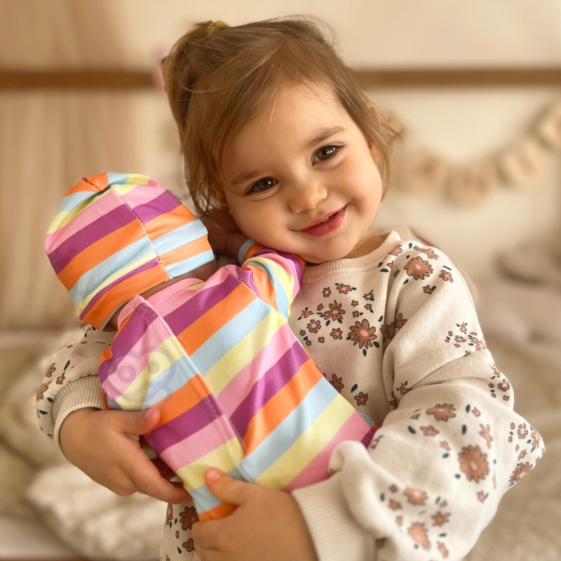 WOOPIE ROYAL Lėlės drabužių rinkinys Bodysuit Unicorn Cap 43-46 cm