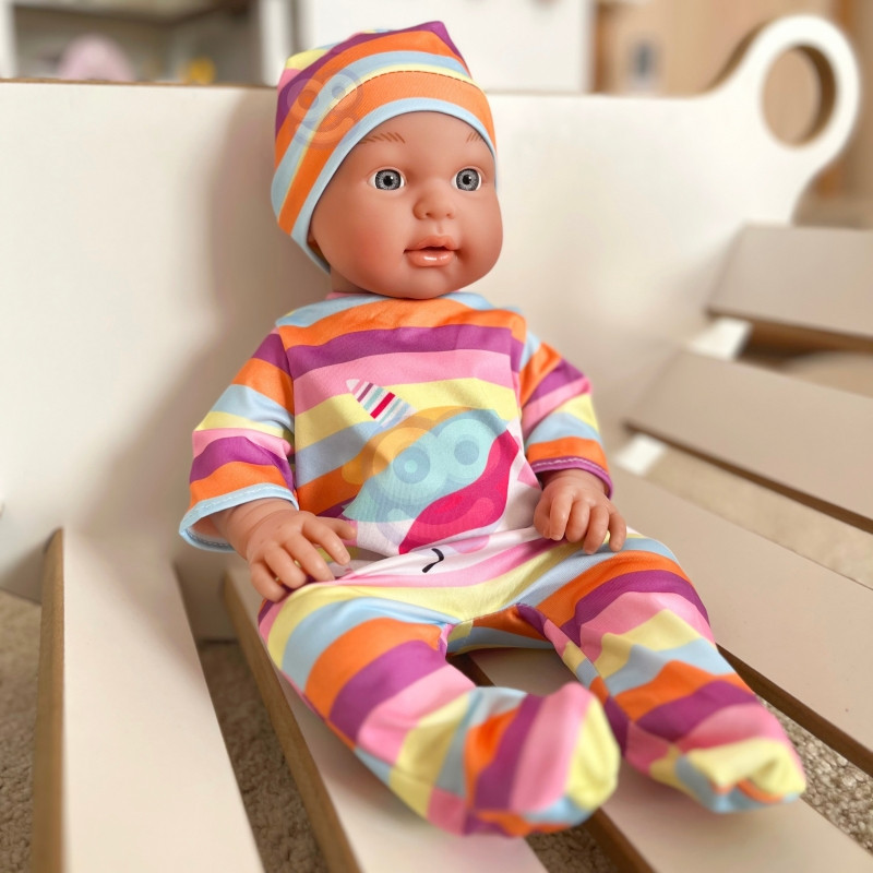 WOOPIE ROYAL Lėlės drabužių rinkinys Bodysuit Unicorn Cap 43-46 cm