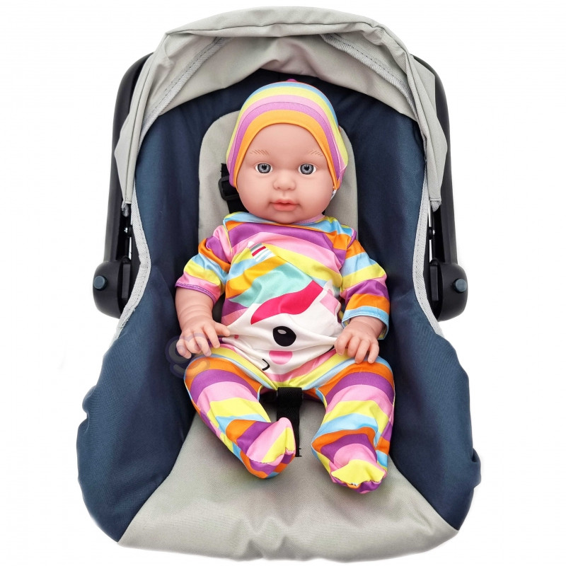 WOOPIE ROYAL Lėlės drabužių rinkinys Bodysuit Unicorn Cap 43-46 cm