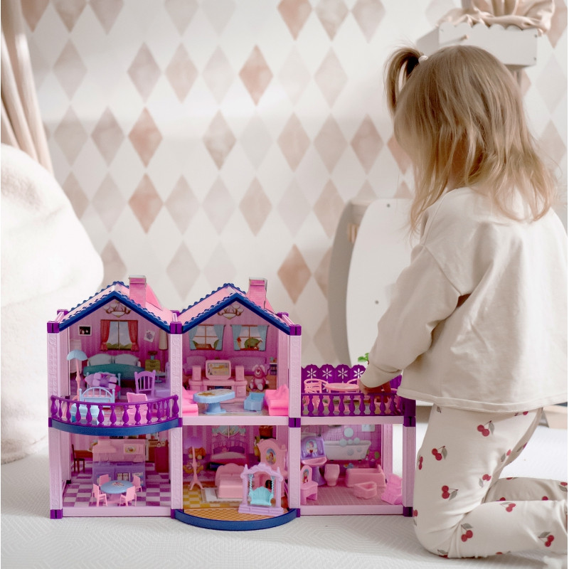 WOOPIE Pony Dollhouse PONY FANTASY VILLA 120 pcs.