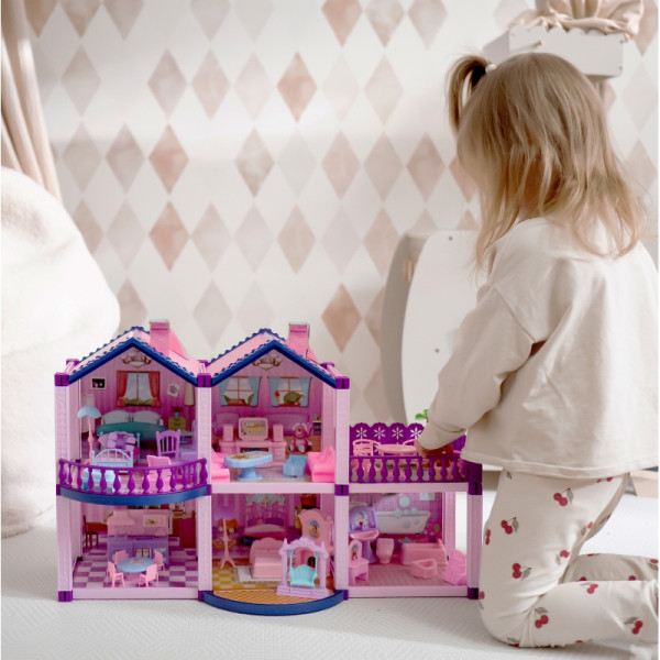 WOOPIE Pony Dollhouse PONY FANTASY VILLA 120 pcs.
