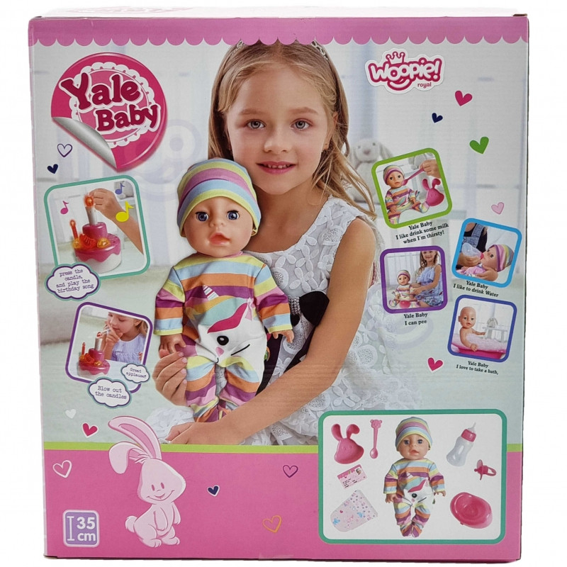 WOOPIE ROYAL Interaktyvi lėlė Little Sophie turi gimtadienį 35 cm + Akc.