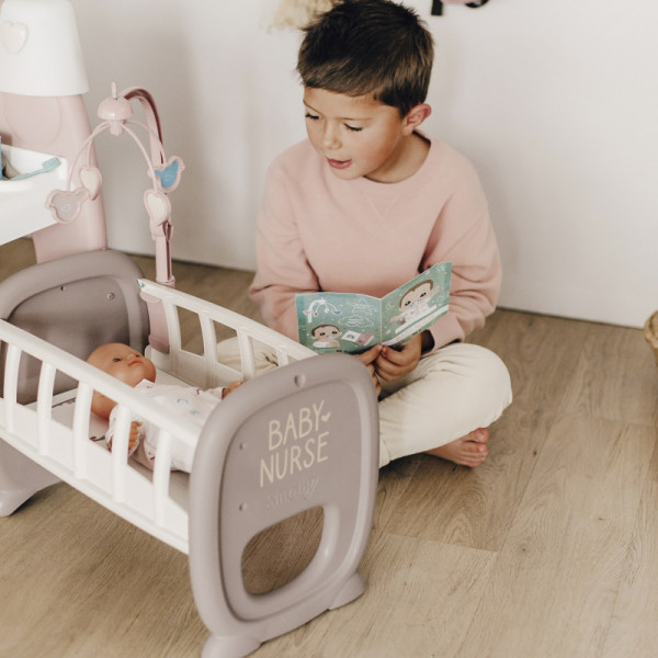 SMOBY Baby Nurse didelis auklės kampelis lėlėms SMOBY Baby Nurse didelis auklės kampelis lėlėms
