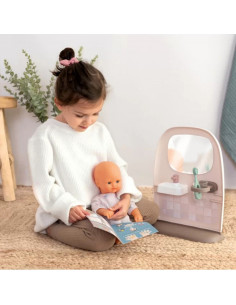 SMOBY Baby Nurse apverčiamas tualeto lėlės vonios kambarys su priedais 2