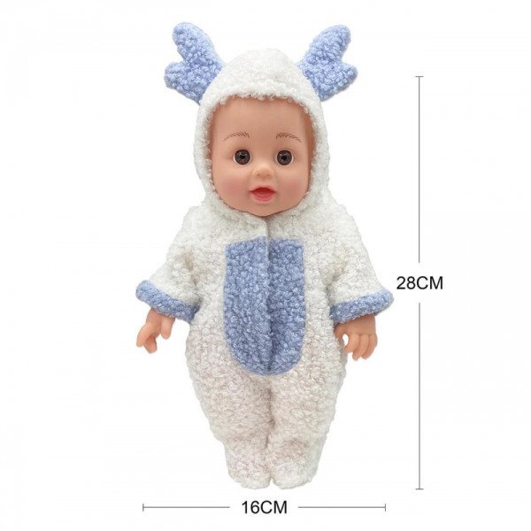 WOOPIE ROYAL Baby Doll in Šiaurės elnių drabužiai + aksesuarai 28cm WOOPIE ROYAL Baby Doll in Šiaurės elnių drabužiai + aksesuarai 28cm