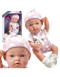 WOOPIE ROYAL mielas kūdikis drabužiais 36 cm