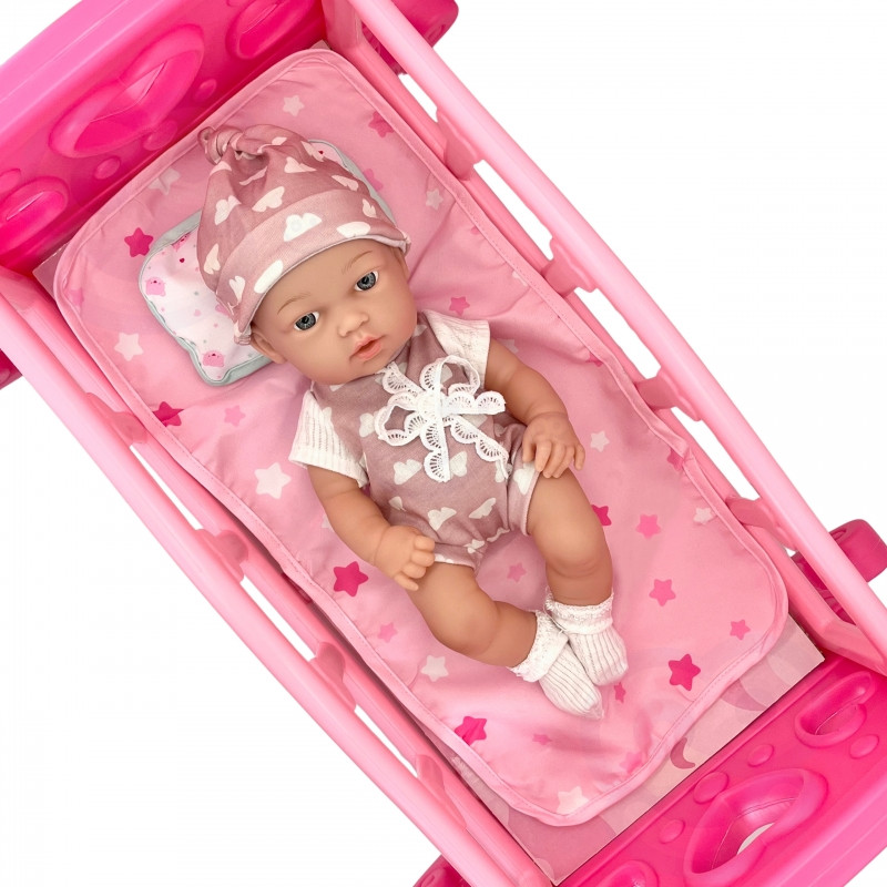 WOOPIE ROYAL mielas kūdikis drabužiais 36 cm