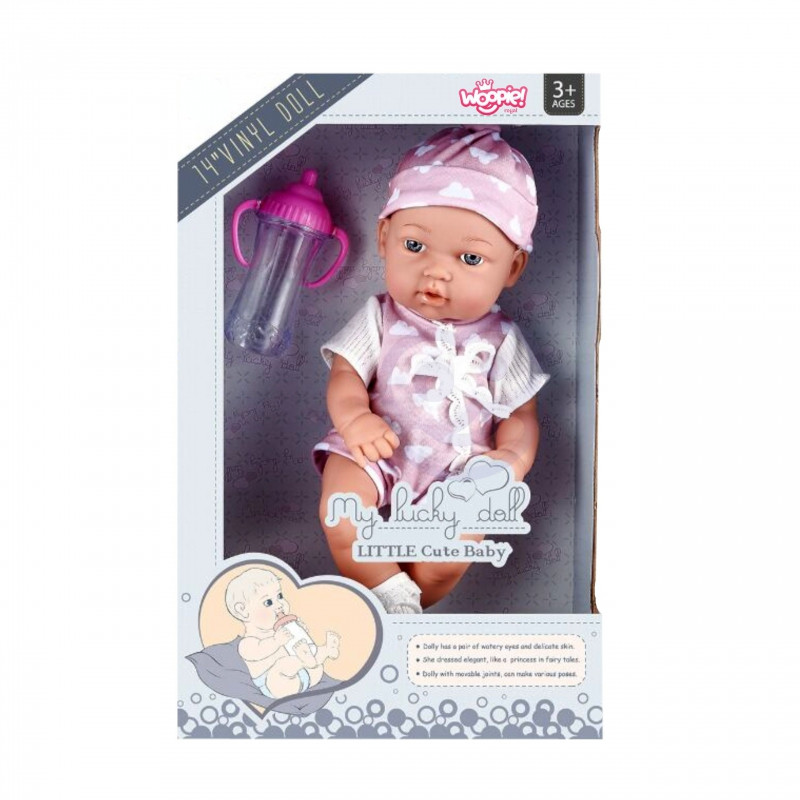 WOOPIE ROYAL mielas kūdikis drabužiais 36 cm