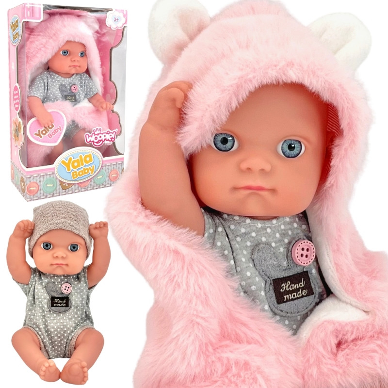 WOOPIE ROYAL Pirmoji kūdikio lėlė su zuikio antklode, 23 cm