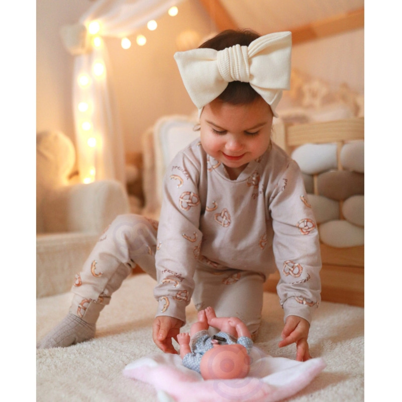 WOOPIE ROYAL Pirmoji kūdikio lėlė su zuikio antklode, 23 cm