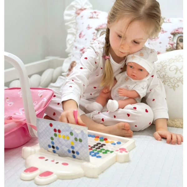 WOOPIE ROYAL rinkinys kūdikių lėlė 30,5 cm + rožinė kūdikio nešioklė WOOPIE ROYAL rinkinys kūdikių lėlė 30,5 cm + rožinė kūdikio nešioklė