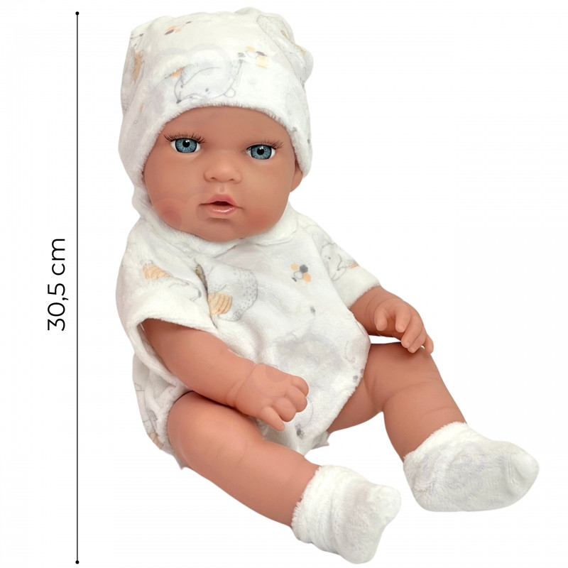 WOOPIE ROYAL rinkinys kūdikių lėlė 30,5 cm + rožinė kūdikio nešioklė