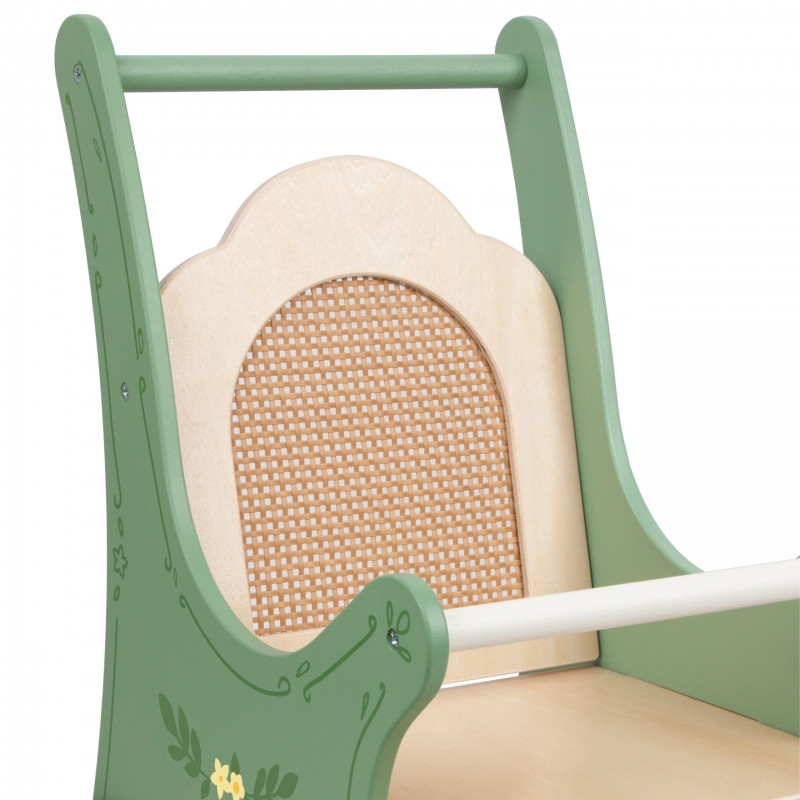 Деревянная винтажная кукольная коляска CLASSIC WORLD