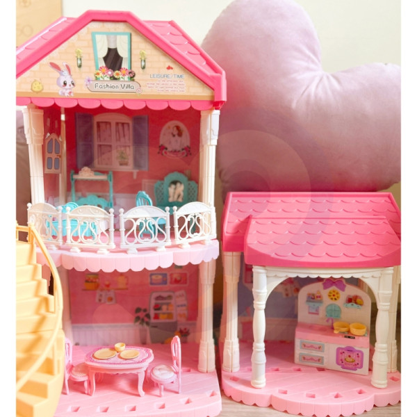 WOOPIE CASTLE VILLA XXL Lėlių namelis WOOPIE CASTLE VILLA XXL Lėlių namelis