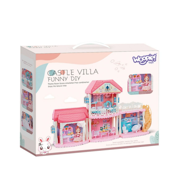 WOOPIE CASTLE VILLA XXL Lėlių namelis WOOPIE CASTLE VILLA XXL Lėlių namelis