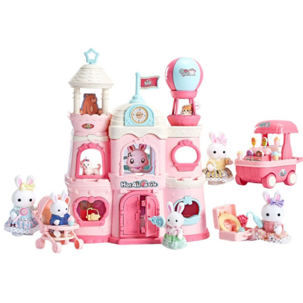 WOOPIE Bunny Villa lėlių namelis WOOPIE Bunny Villa lėlių namelis