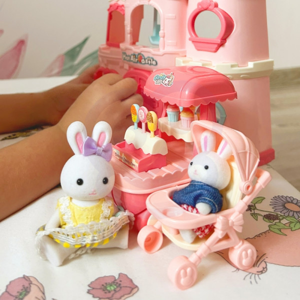 WOOPIE Bunny Villa lėlių namelis WOOPIE Bunny Villa lėlių namelis