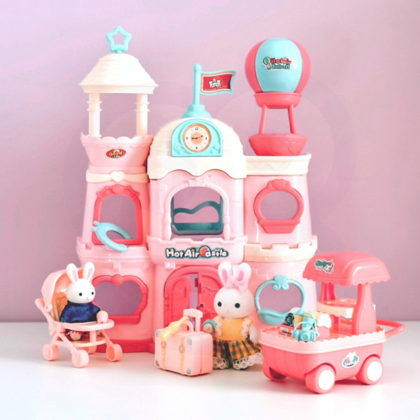 WOOPIE Bunny Villa lėlių namelis WOOPIE Bunny Villa lėlių namelis