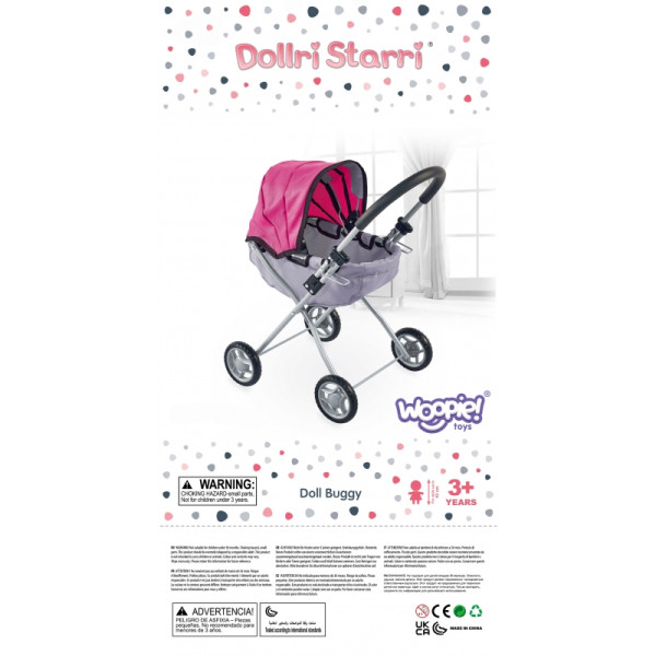 WOOPIE ROYAL triratis lėlės vežimėlis