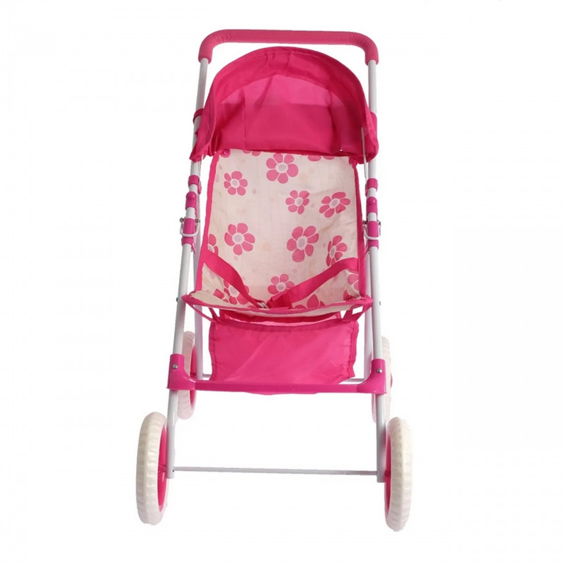 WOOPIE ROYAL gėlėtas lėlių vežimėlis