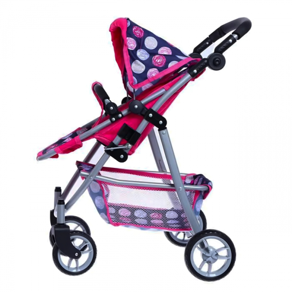 WOOPIE ROYAL Doll vežimėlis su reguliuojama sėdyne