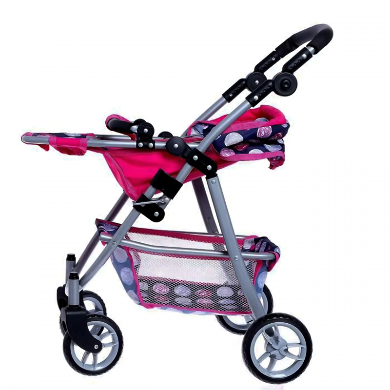 WOOPIE ROYAL Doll vežimėlis su reguliuojama sėdyne