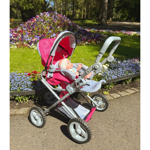 WOOPIE ROYAL Doll vežimėlis 4in1 reguliuojamas kūdikio nešioklė WOOPIE ROYAL Doll vežimėlis 4in1 reguliuojamas kūdikio nešioklė