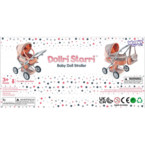 WOOPIE ROYAL vežimėlis lėlei