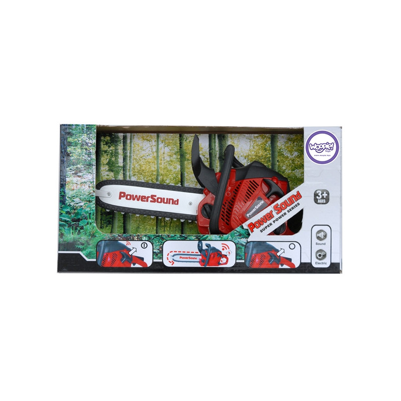 Детская бензопила WOOPIE с резиновой вращающейся цепью