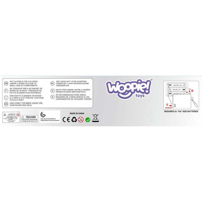 Детская бензопила WOOPIE с резиновой вращающейся цепью