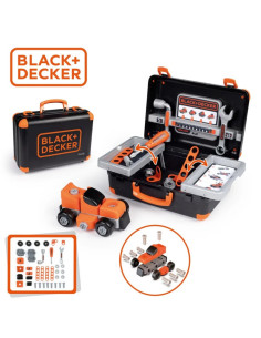 SMOBY Black & Decker Walizka z Narzędziami + Samochód w Częściach