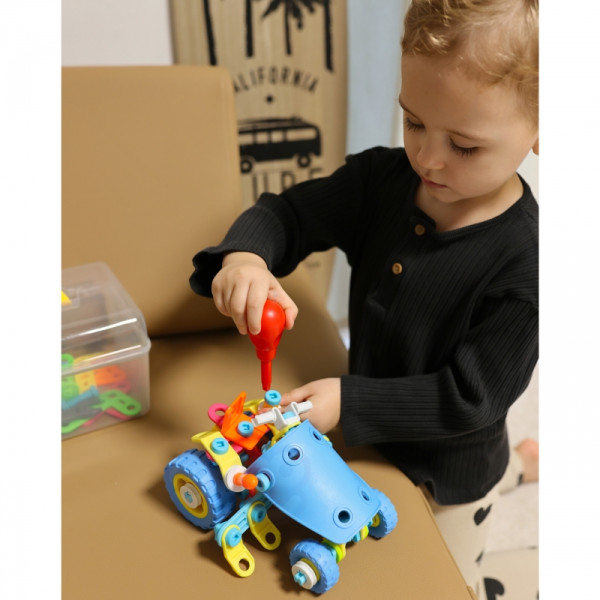 WOOPIE transporto priemonių rinkinio statybiniai blokai 6in1 STEM WOOPIE transporto priemonių rinkinio statybiniai blokai 6in1 STEM